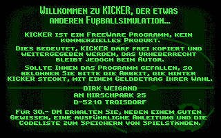 Kicker atari screenshot